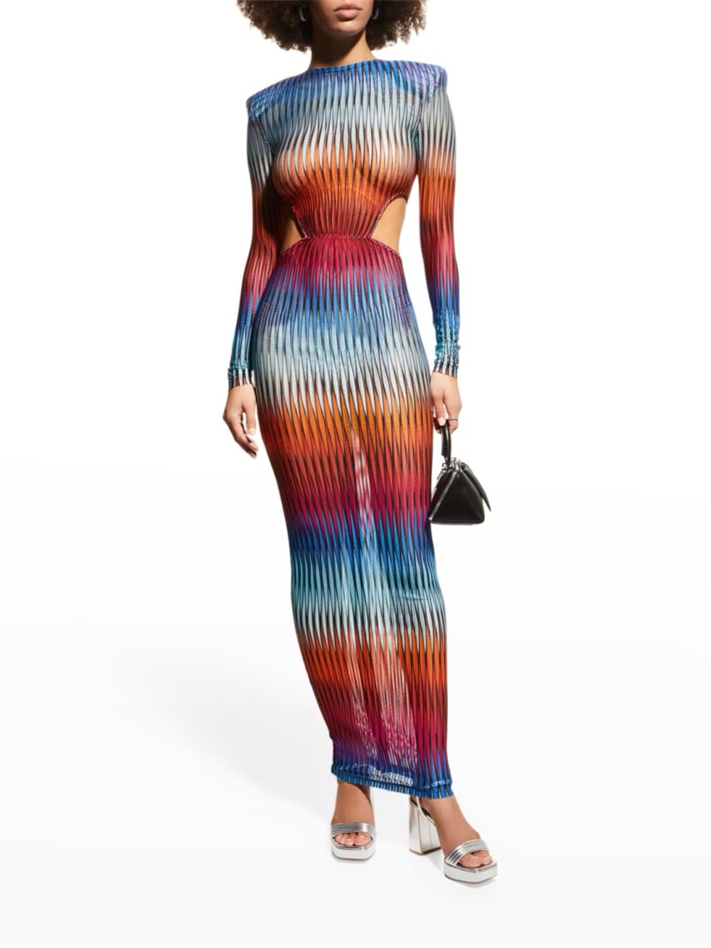 Bronx and Banco Electra cutout maxi dress
